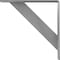 Ekena Millwork Traditional Steel Bracket, Hammered Gray 2"W x 14"D x 14"H BKTM02X14X14TRHGY - alternate 9